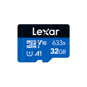 Lexar High Performance microSDHC 32GB 633x V10 UHS-I BLUE Series + adapter