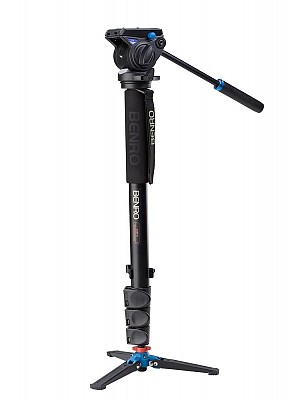 Benro A48FDS4 Aluminum Monopod with S4 Video Head