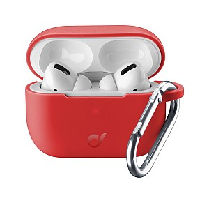 Cellular Line Bounce Silicone Case for AirPods Pro red