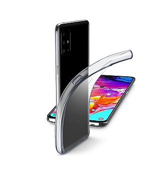 Cellular Line Fine Back Cover Silicone for Samsung 71 transparent
