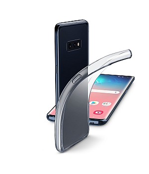 Cellular Line Fine Back Cover Silicone for Samsung S10e transparent