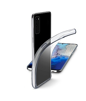 Cellular Line Fine Back Cover Silicone for Samsung S20 transparent