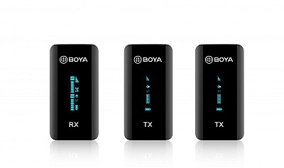 Boya BY-XM6-S2 Wireless Mic System 3.5mm (2 transmitters , 2 persons)
