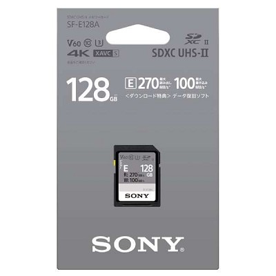 Sony SDXC E Series 128GB V60 UHS-II