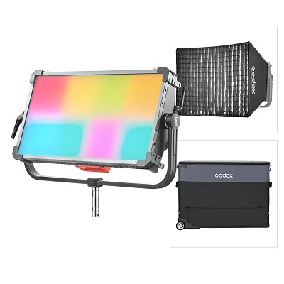 Godox P600R-K1 KNOWLED RGB LED Light Panel Travel Kit (1800-10000K)
