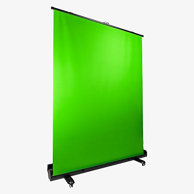 Streamplify Green Screen Lift 200x150cm with lockable wheels