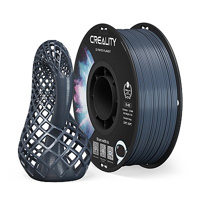 Creality CR-ABS Grey 3D Printer Filament, Large Object Stability, Ten Str. 43MPA, 1 kg 1.75 gray