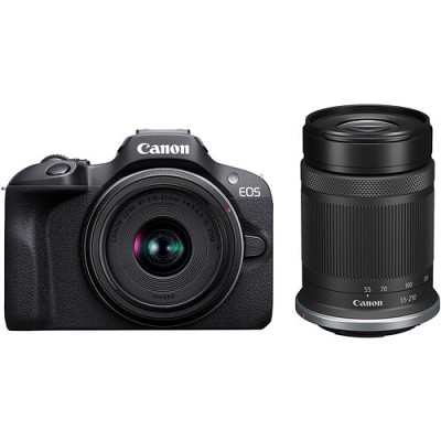 Canon EOS R100 Kit RF-S 18-45mm IS STM + RF-S 55-210mm IS STM