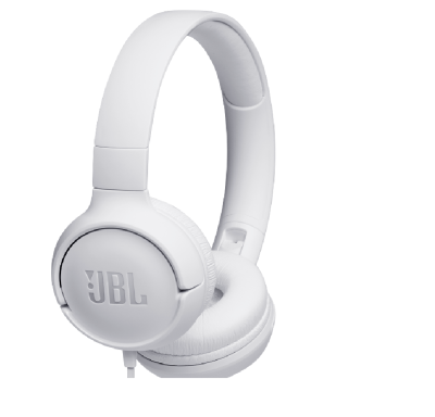 JBL Tune 500 OnEar Headphones White