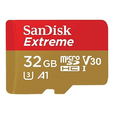 Sandisk Extreme microSDHC 32GB 100MB/s V30 A1 + adapter