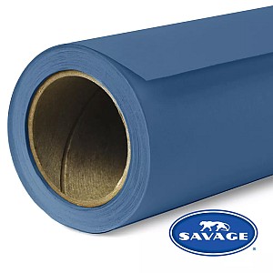 Savage 64-1253 Background Paper 1.35x11m Blue Jean